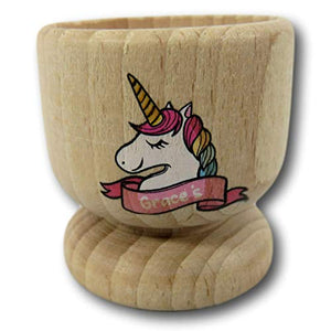 Personalised Unicorn Egg Cup | Egg Holder
