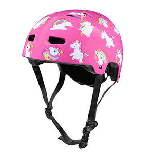 Adjustable Unicorn Kids Bike, Scooter Safety Helmet | Pink | CPSC Certified