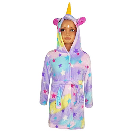 Various Sizes Available Kids Unicorn Dressing Gown 