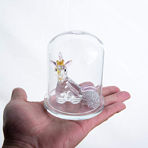 Unicorn Figurine In A Glass Dome 