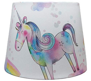 Unicorn Lampshade Ceiling Light Shade | Magical Rainbow Girls Pink Bedroom Accessories