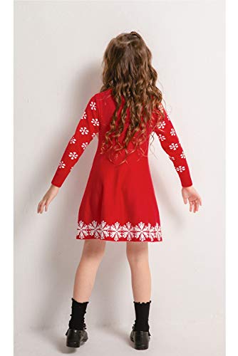 Christmas Dress For Girls | Unicorn Pattern 