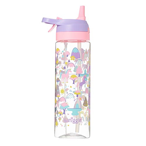 Smiggle Water Drink Bottle | 700ml | Unicorn Print