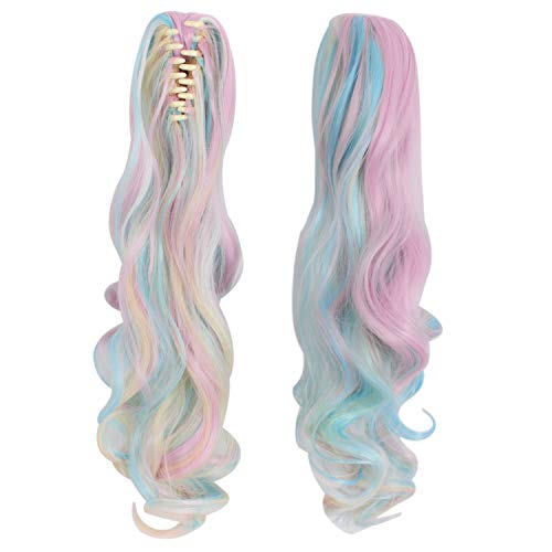 Pastel Coloured Unicorn Hair Piece 