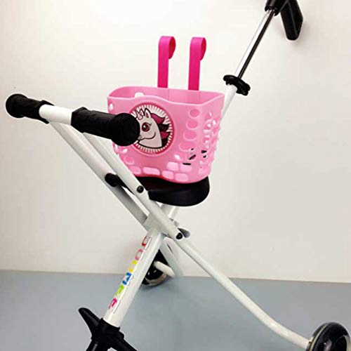 Kids Unicorn Pink Bike & Scooter Basket