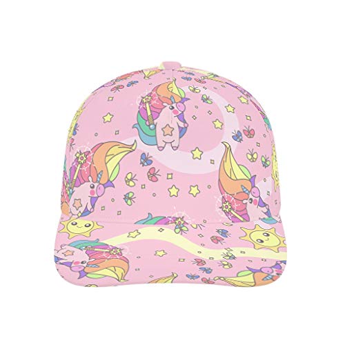 Baseball Hat Unicorn Design Multicolured
