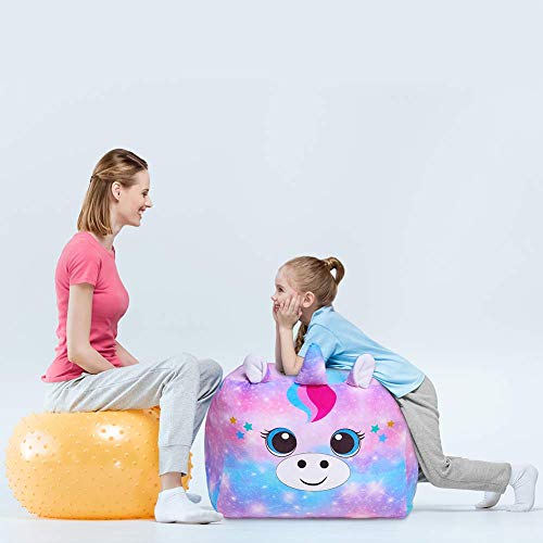 Unicorn Bean Bag Cover | Pink, Blue, Lilac