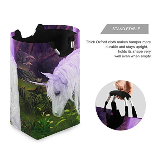 Unicorn Storage Bag with Handles Purple