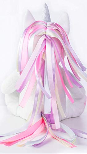 Unicorn Soft Toy With Ribbons 