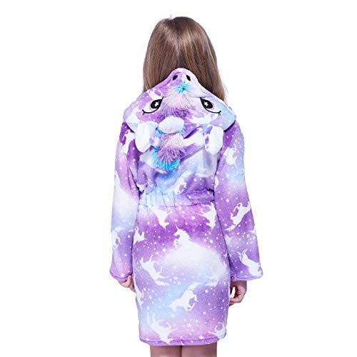 Unicorn Dressing Gown Robe Unisex | Kids | Lilac 