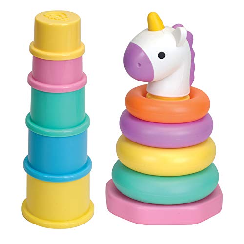 Unicorn Learning Gift Set Stacking Cups Unicorn Stacker