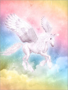 Unicorn Posters Wall Art Pastel Colours