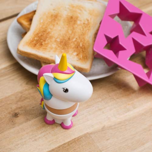 Pink, White, Blue, Yellow Egg Cup Toast Cutter 