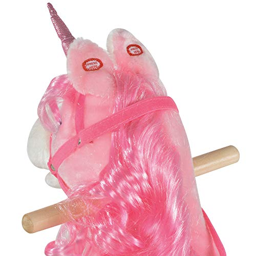 Pink Unicorn With Music Rocking Horse 