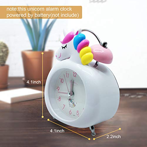 Unicorn Alarm Clock White For Kids 