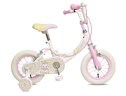 Unicorn 12" Cute Girls Bike For 3-5 Year Old