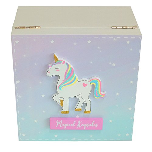 Girls Kids Unicorn Magic Jewellery Keepsake Box 
