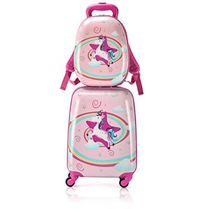 Unicorn suitcase set