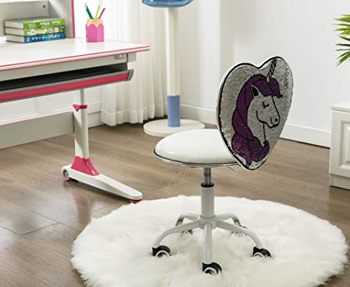 Wahson | Children's Unicorn Computer Chair | Adjustable Height Swivel Chair 