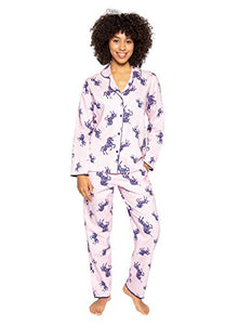 Pink Women's Unicorn Print Pyjama's 