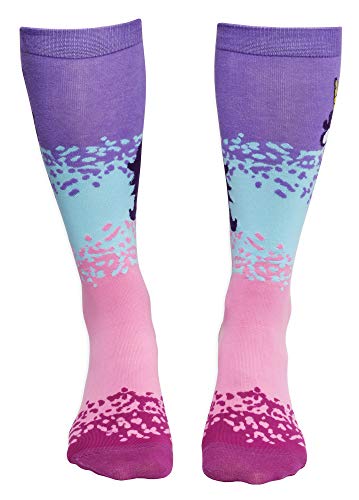 Girls Knee High Unicorn Socks with Wings UK Sizes 3-6 | Unicorn Wings