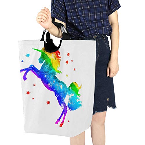Rainbow Unicorn Storage Bag With Handles 