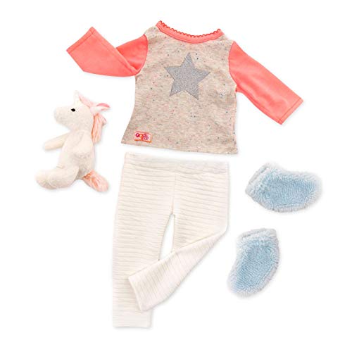 Our Generation Dolls | Unicorn Wishes Pjs Outfit For 18" Dolls 