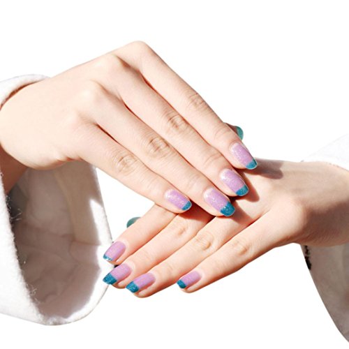 colour changing Unicorn nails