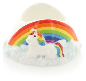 Puckator Unicorn & Rainbow Egg Cup | Ceramic 