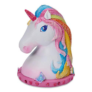 Wobbly Jelly Magical Unicorn Money Box for Children - Glittery Hand Painted
