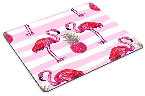 Flamingo Unicorn Figure with Believe in Your Dreams Inspiring Quote Mouse Mat