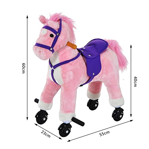 Cute Unicorn Ride On Pony For Kids 