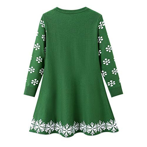 Girls Unicorn Christmas Dress | Knitted Xmas Snowflake Jumper Sweater All Things Unicorn Girls Unicorn Christmas Dress | Knitted Xmas Snowflake Jumper Sweater All Things Unicorn