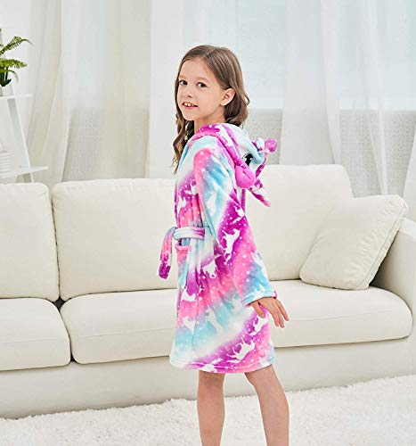 Unicorn Girls Ombre Dressing Gown