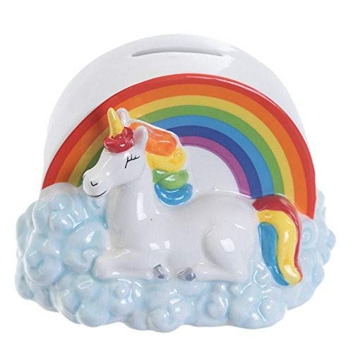 unicorn rainbow money box