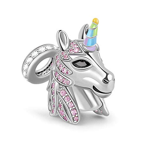 GNOCE Unicorn Charm | Pendant | Sterling Silver | Unicorn Gift 