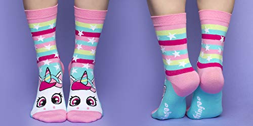 Girls Cute Unicorn Socks Multicoloured 
