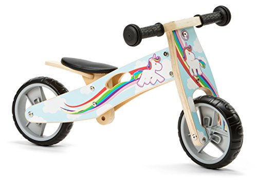 Wooden Balance Bike Unicorn Themed