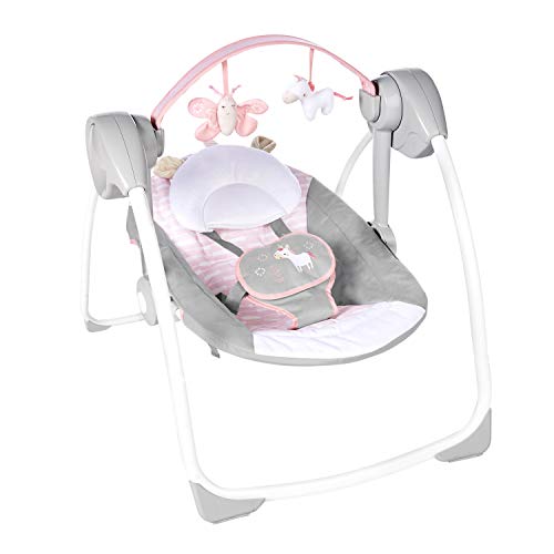 Baby Unicorn Swing Newborns Pink And Grey