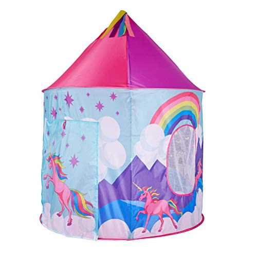 Multicoloured pop up Unicorn tent play house kids