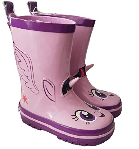 Children's  Unicorn Rubber Wellington Boots | Purple 