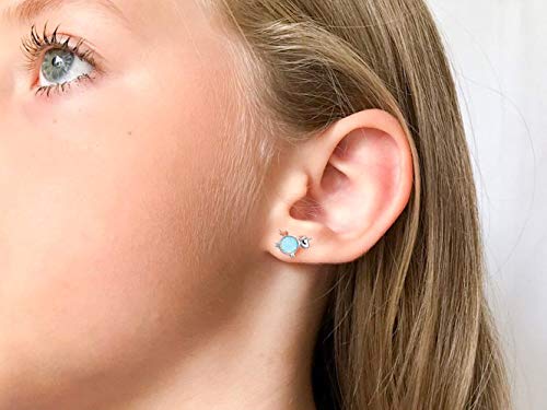Pretty Unicorn Opal Earrings For Girls Women 