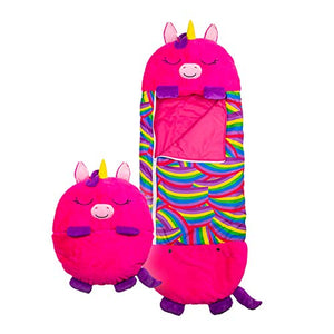 Rainbow Unicorn Sleeping Bag | Kids | Pink | Medium | 3-6 Years 