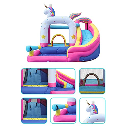 Colourful Unicorn Bouncy Castle For Kids 