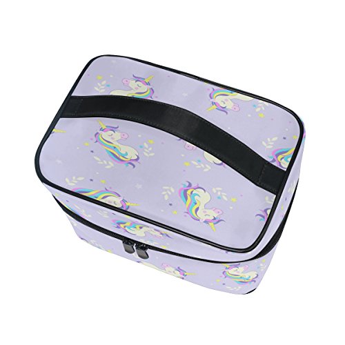 Unicorn Cosmetic Make Up Toiletry Bag - Lavender