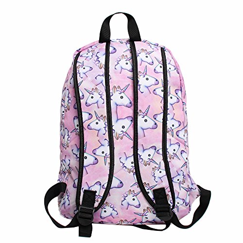 unicorn school bag pink