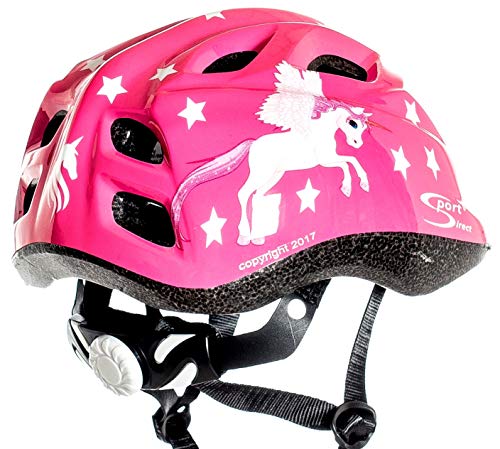 Flying Unicorn Kids Helmet Pink