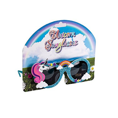 Unicorn Rainbow Cloud Sunglasses- Blue