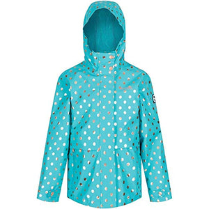 Regatta Kid's Bambalina Waterproof Hooded Outdoor Jacket, Ceramic