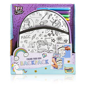 Colour your own unicorn backpack